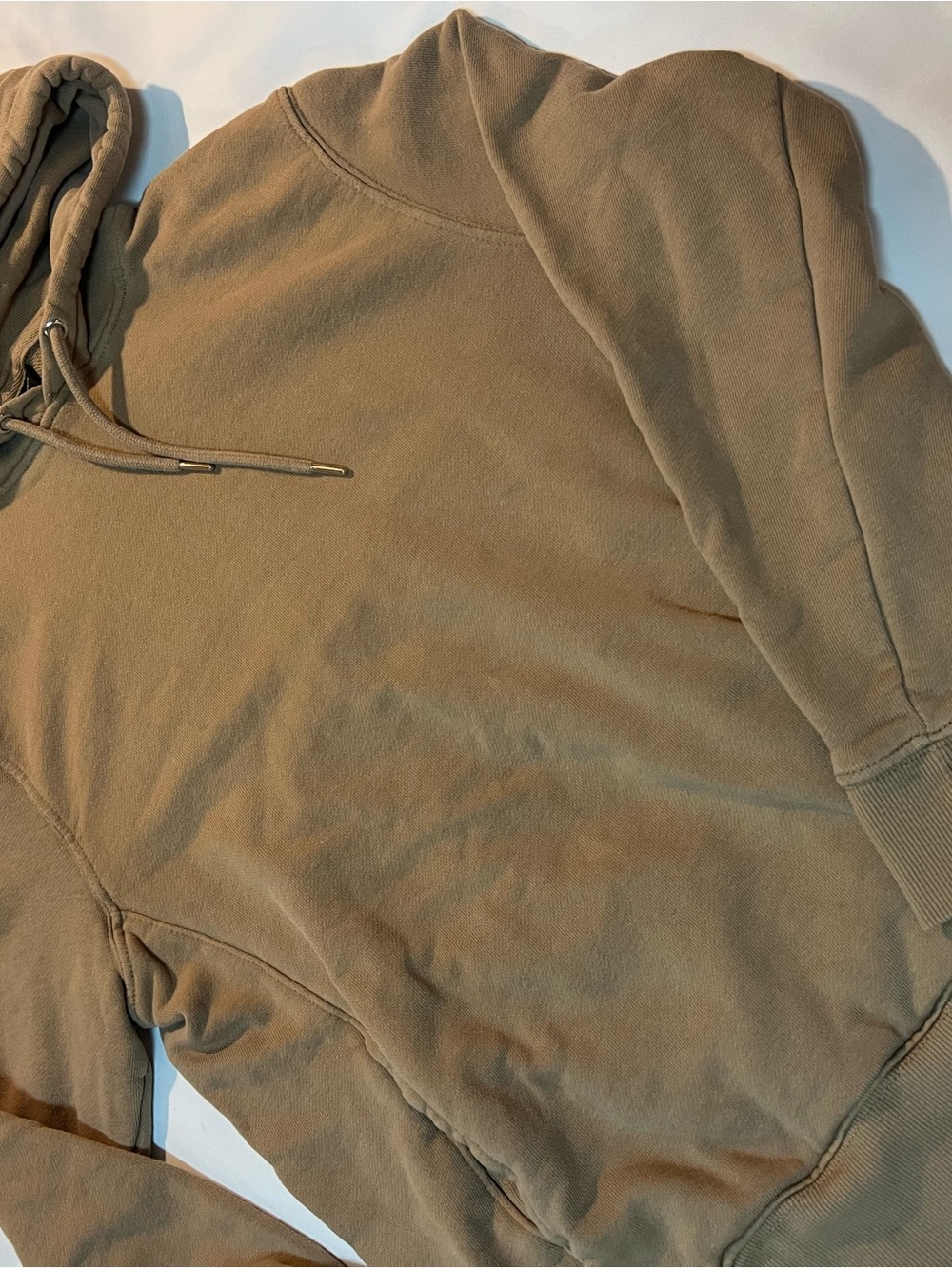 H&M Tan Hoodie with Drawstring Hood